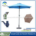 9 ft (2.7 m) Crank Umbrella with Zinc alloy Tilt Patio Umbrella Sunshade Umbrella Garden Umbrella